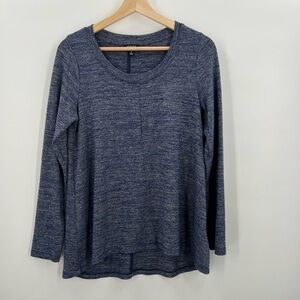 Jones New York Blue Long Sleeve Shirt Ladies Small